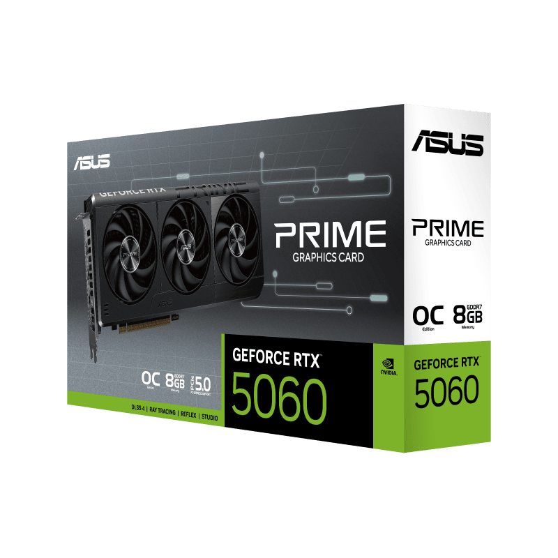 کارت گرافیک ASUS PRIME RTX 5060 8GB GDDR7 OC